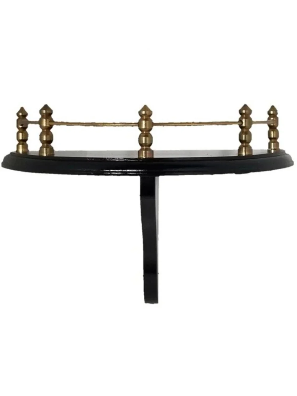 Black Wall Shelf_ Black Floating Shelf_ Ornate Gothic Victorian Medieval Decor